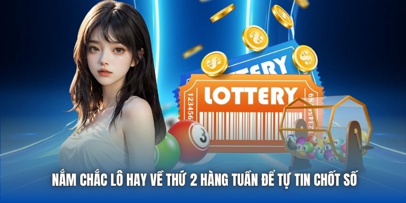 Nắm chắc lô hay về thứ 2 hàng tuần để tự tin chốt số